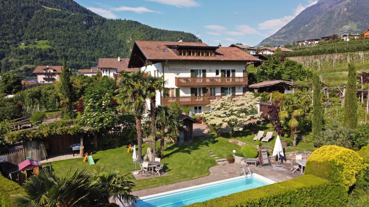 Obermaratscher Apartments Residence Lagundo Exterior photo