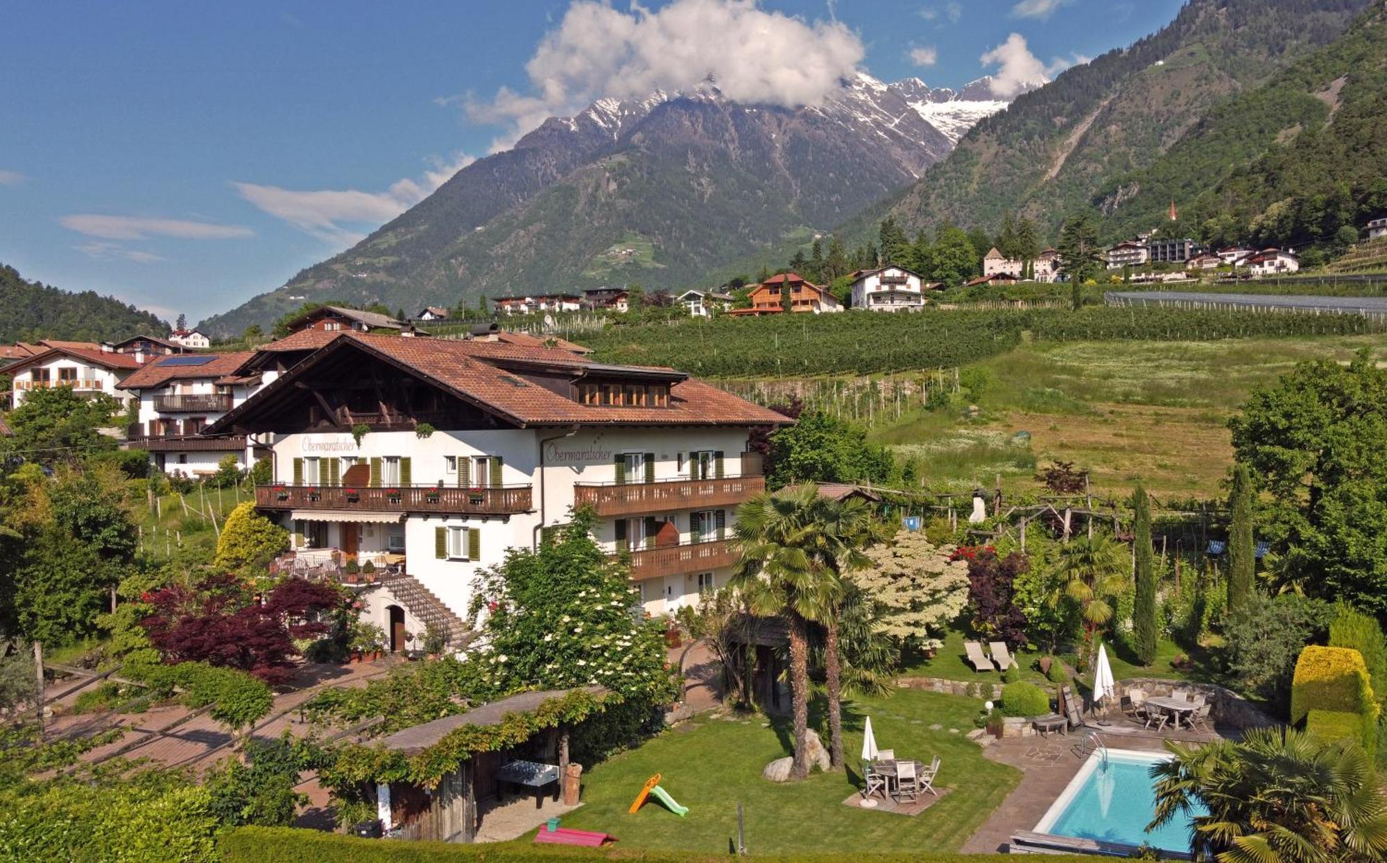 Obermaratscher Apartments Residence Lagundo Exterior photo